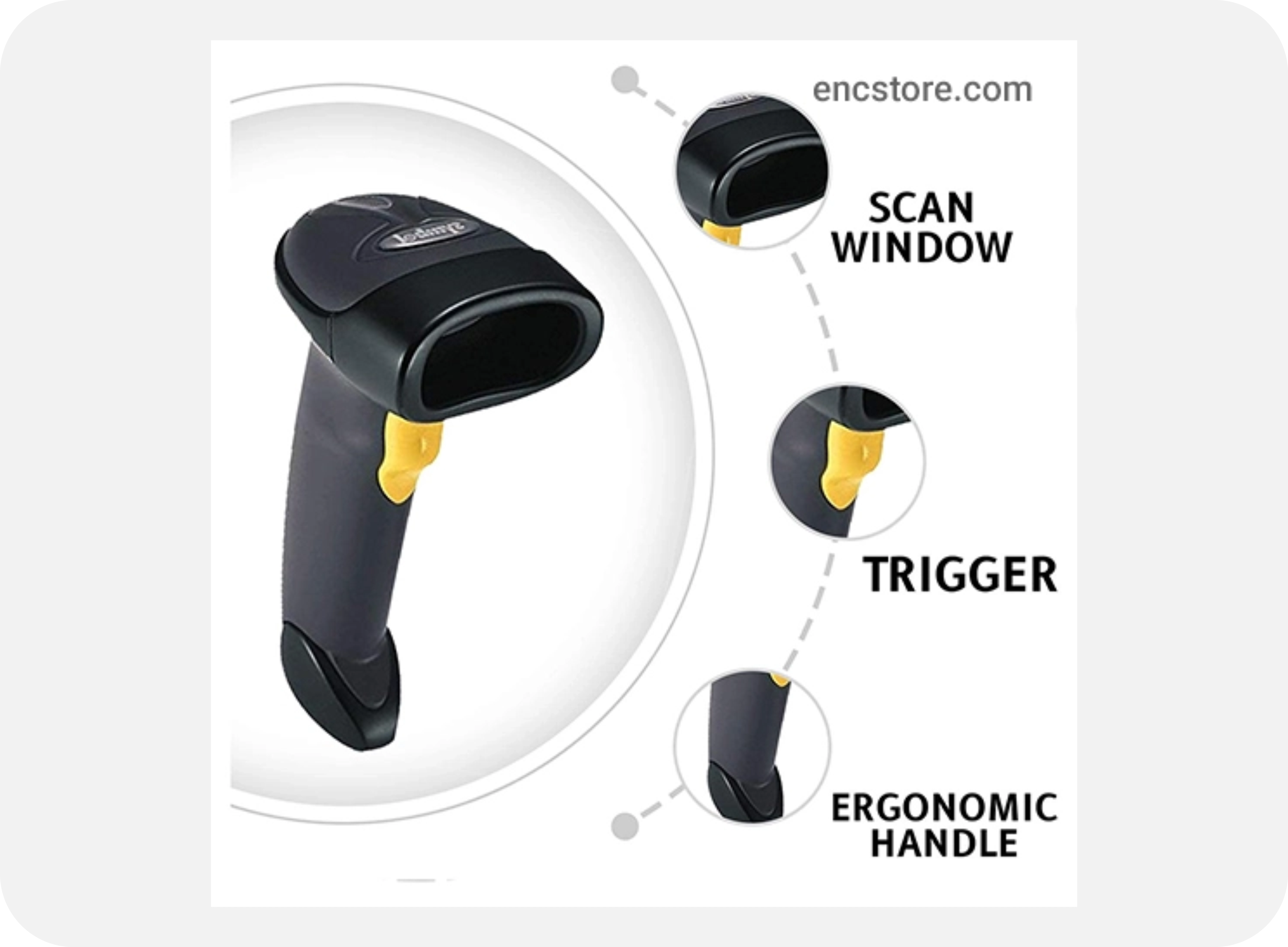 Zebra LS2208 1D Handheld Barcode Scanner in Riyadh, Dammam, and Saudi